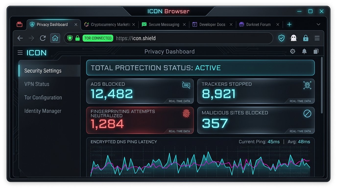 ICON Browser masaüstü paneli